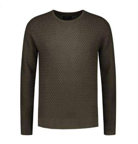 Sweater Fancy Structure Dark Army (404196 - 524)