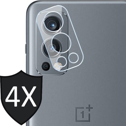 Camera Screenprotector geschikt voor OnePlus Nord 2 - 4x Glas Screen Protector