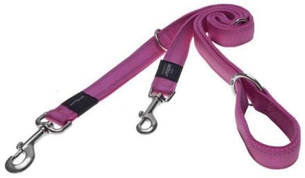 Rogz Utility Multilijn - Hondenriem - 200x1.1 cm Roze S