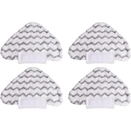 Ensemble de tampons de nettoyage, chiffon de remplacement pour Shark Lift-Away Pro et Genius Steam Pocket Mop 4 pcs Triangle white