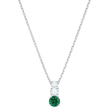 Swarovski Eeuwige Liefde Drie Kristallen Ketting Dameskettingen Groen 5416153 Box (Random Color) white