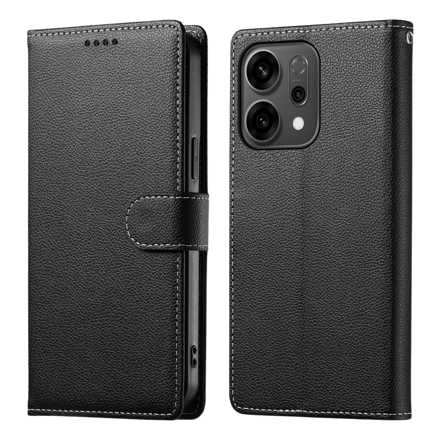 Mocaa Oppo Reno14 F(S) 5G Slim-Fit Bookcase Zwart