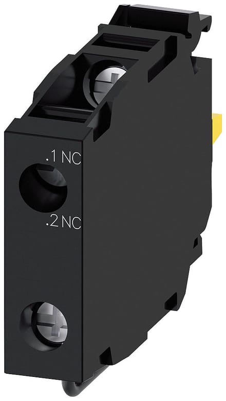 Siemens 3SU1400-1AA10-1HA0 Contactmodule Voor frontbevestiging 1x NC Contact element 1 stuk(s)