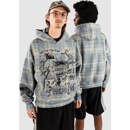 Jungles Jungles Already In Heaven Plaid Hoodie patroon