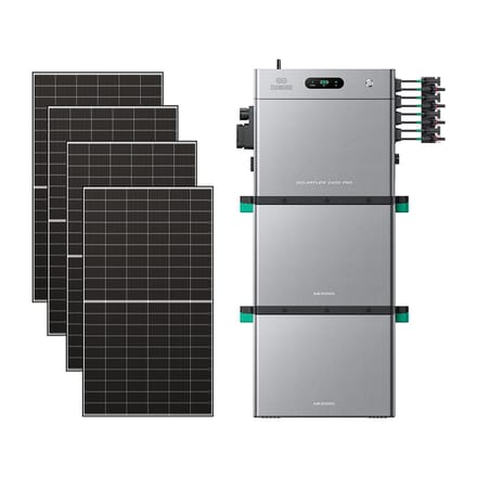 Zendure SolarFlow 2400 Pro - SolarFlow 2400 Pro (2.4 kWh) / 2*AB3000L (5.76 kWh) / 4*515W Bifacial Panel  (2600Wp Max)