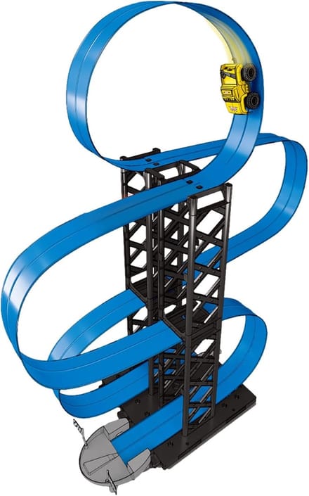 Racebaanset - Voertuigspel - Urenlang speelplezier - Stabiele structuur - 437 x 366 x 79 cm