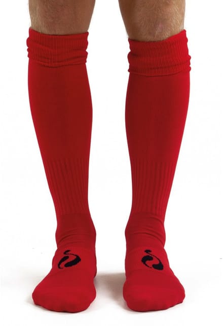 Teamsportkousen - Rood/Zwart