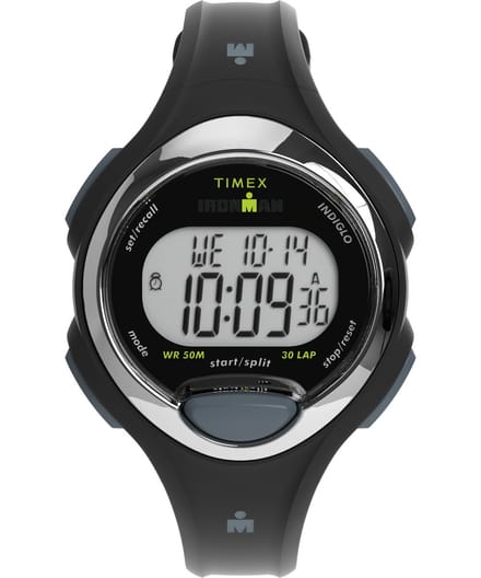Timex Ironman Essential E30 TW2W17300 Horloge - Kunststof - Zwart - Ø 34 mm
