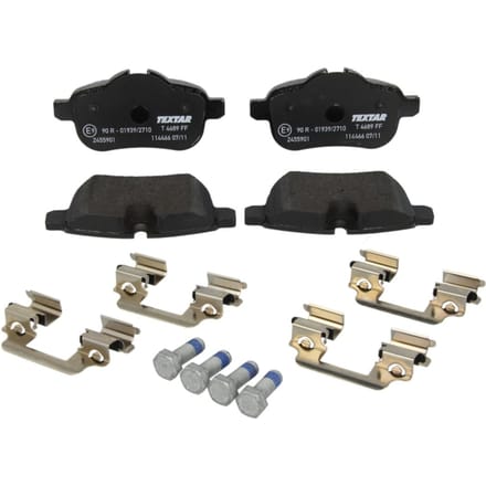 Remblokset TEXTAR 2455901, achter