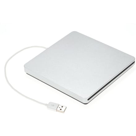 USB 2.0 draagbare ultradunne externe dvd-rom-speler-stationlezer vervanging voor white