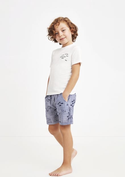 Nautica - Kinderen Pyjama Short Set - 5/6