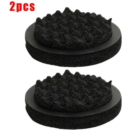 2 Stuks Universeel 6,5 inch Autodeur Schuim Luidspreker Versterker Systeem Spons Kit Schuim Ringen Bas Blokker zwart