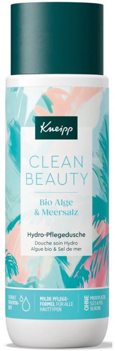 Kneipp Clean Beauty Hydro Douchegel – Bio Alge & Meersalz – 200 ml – Milde Hydraterende Douchegel