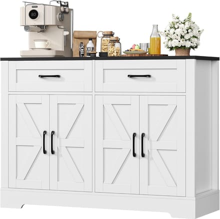 Brede Keukenkast met Werkblad en Opbergruimte voor Woonkamer