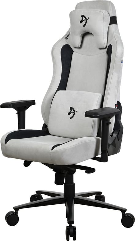 Arozzi Vernazza XL Gamingstoel - Supersoft™ Stof - Lichtgrijs