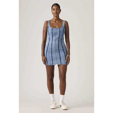 Levi's Seamed Zip Dress Größe: M | Minikleider Outlet | Damen