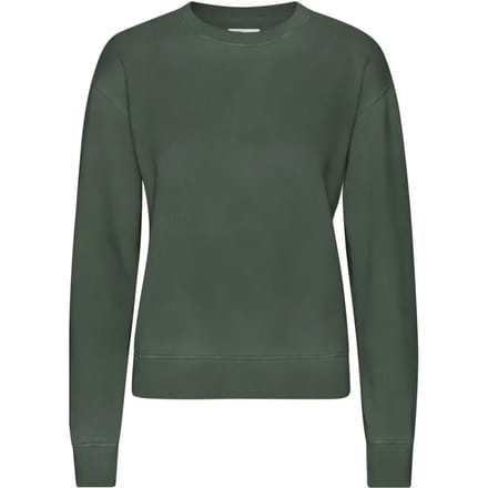 Dames sweatshirt met ronde hals Colorful Standard Classic Organic Midnight Forest
