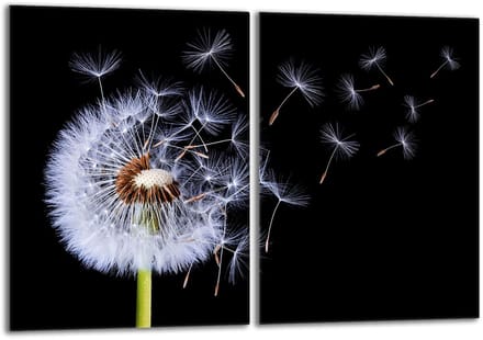 TMK ArtDeko - Snijplank - 40x52 cm - Kwiat - Glas