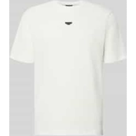 T-shirt met labeldetail