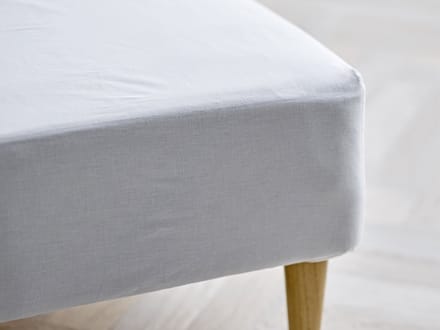 Södahl organic Calm Hoeslaken 90 x 200 x 30 cm White