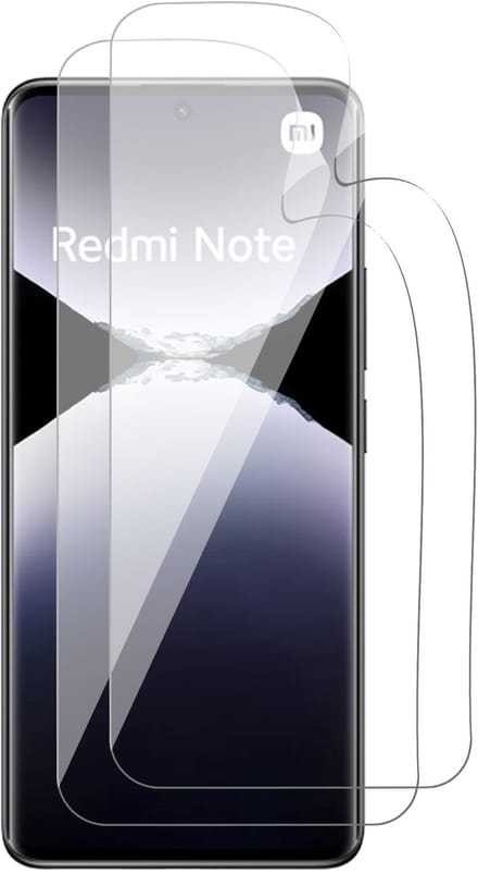 Screenprotector geschikt voor Xiaomi Redmi Note 14 4G/5G - 2x FlexGuard Screen Protector