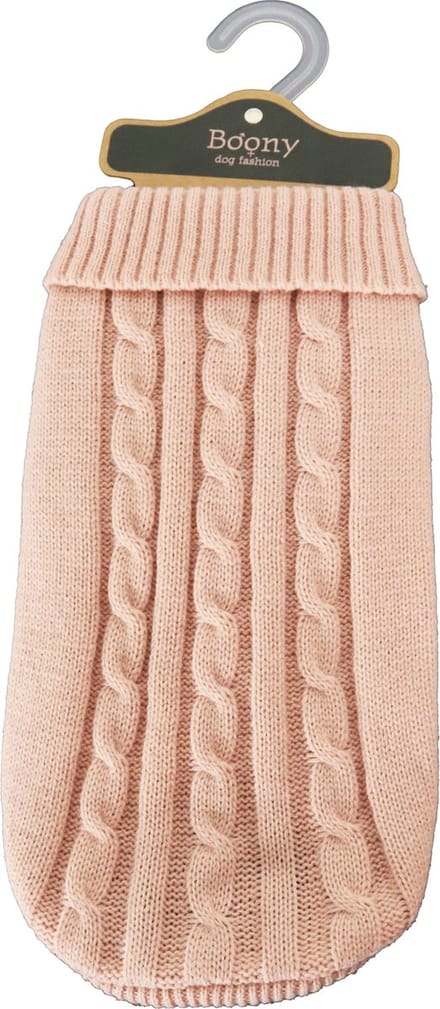 HONDENKABELTRUI ZACHT ROZE 30 CM