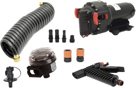 Johnson Aqua Jet 12V 5.2 Dekwaspomp set inclusief Schakelpaneel