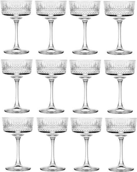 Pasabahce Elysia - Champagneglazen - Set van 12 - 260 ml