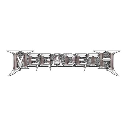 Megadeth - Chrome Logo Pin - Zilverkleurig