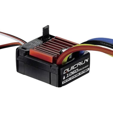 Hobbywing QuicRun 1060 60A Brushed rijregelaar voor RC auto Belastbaarheid (max.): 60 A