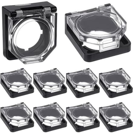 Dailygoods- Veerafdekking Transparant - 10 Stuks - Stofdicht
