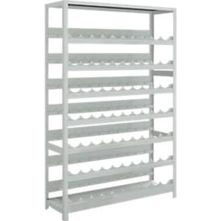 Wijnflessenrek, schroefsysteem, 7 inzetstukken