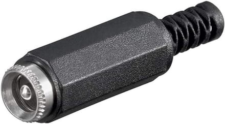 DC Voedingskabel Adapter Zwart voor Pluggen met 5.5mm Buitendiameter