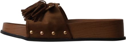Slippers met plateauzool om gewoon aan te trekken