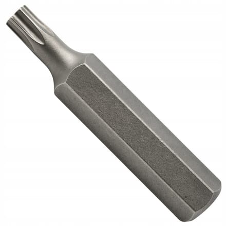 Bit Torx T55 x 30 mm, 10 mm aansluiting, CrV-staal