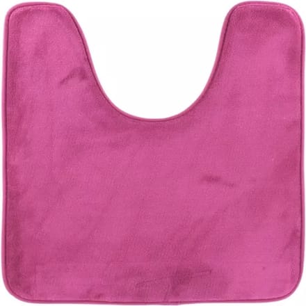 WC mat paars polyester 45 x 50 cm