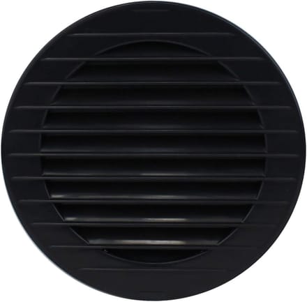 Rond Ventilatirooster met Geïntegreerd Insectengaas - Diverse Diameters en Kleuren