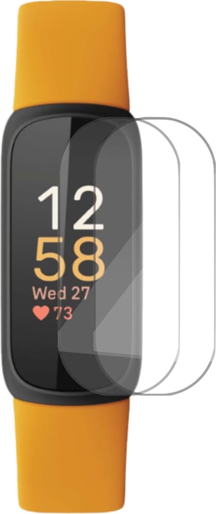 2x Screenprotector geschikt voor Fitbit Inspire 3 - Folie Screen Protector geschikt voor Fitbit Inspire 3