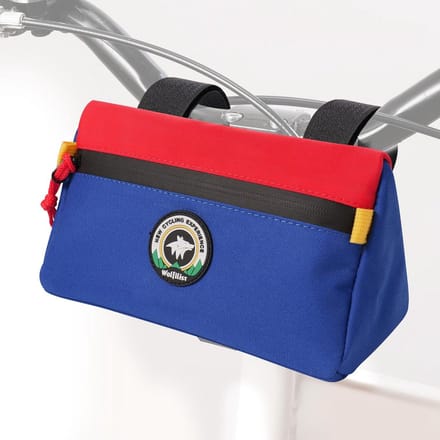 Fiets stuurtas voor Mountainbike, Racefiets en Loopfiets - Compacte Opbergtas Fietsaccessoire Blauw
