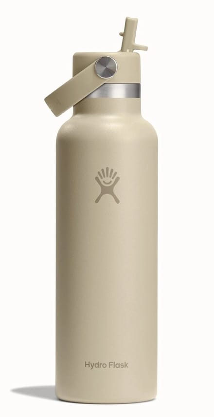 Hydro Flask Standard Mouth Flex Straw Cap Drinkfles (621 ml) - Oat