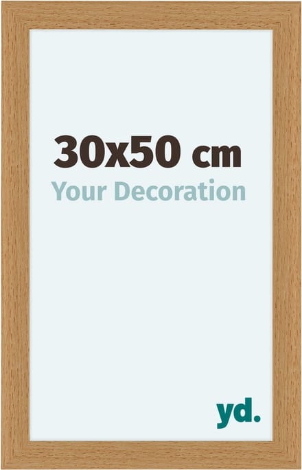 Your Decoration - Fotolijst 30x50 cm - MDF - Beuken - Como