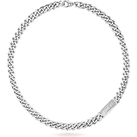 Philipp Plein - PJTEA05NU - Halsketting - Heren - GOTHIC TAG - 60cm