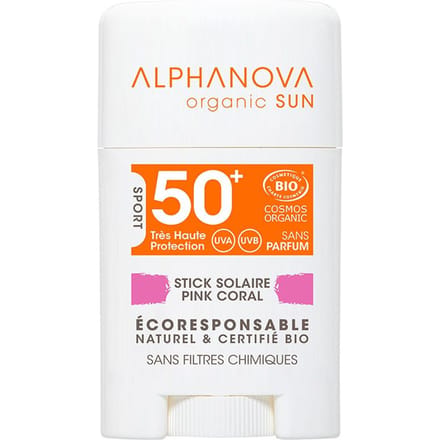 Alphanova STICK SOLAR ROSE ZEER HOGE BESCHERMING SPF50+ GEZICHT 12 Stiften