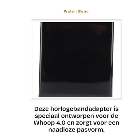 Dailygoods - Watch Band Adapter voor Whoop 4.0 Horloge