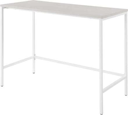 Bureau - Werkplek Thuis - Thuiswerken Efficiënt - Verstelbare Voetdoppen - 42 x 20 Inch - Wit