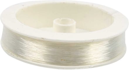 Nylon hobby draad - 0,4 mm x 100 meter - rijgdraad - transparant - sieraden maken