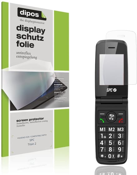 dipos – 4x Matte Beschermfolie geschikt voor SPC Titan 2 | Krasbestendige & antireflecterende Screenprotector Ultra-Thin