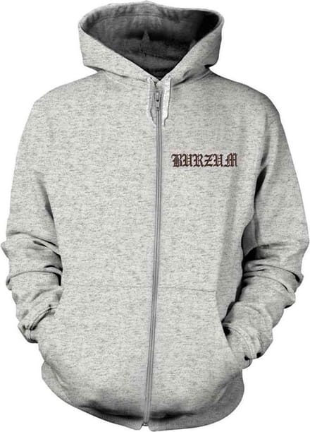 Burzum Vest met capuchon -S- FILOSOFEM 2 Grijs