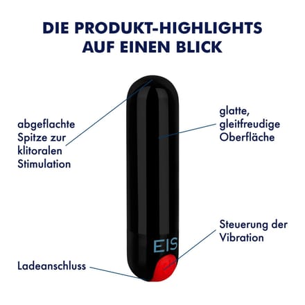 EIS Power Bullet, 8 cm, waterdicht (IPX7)