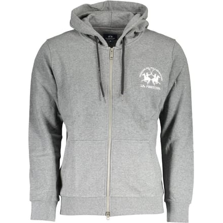 La Martina Grigio Katoenen Heren Sweatshirt